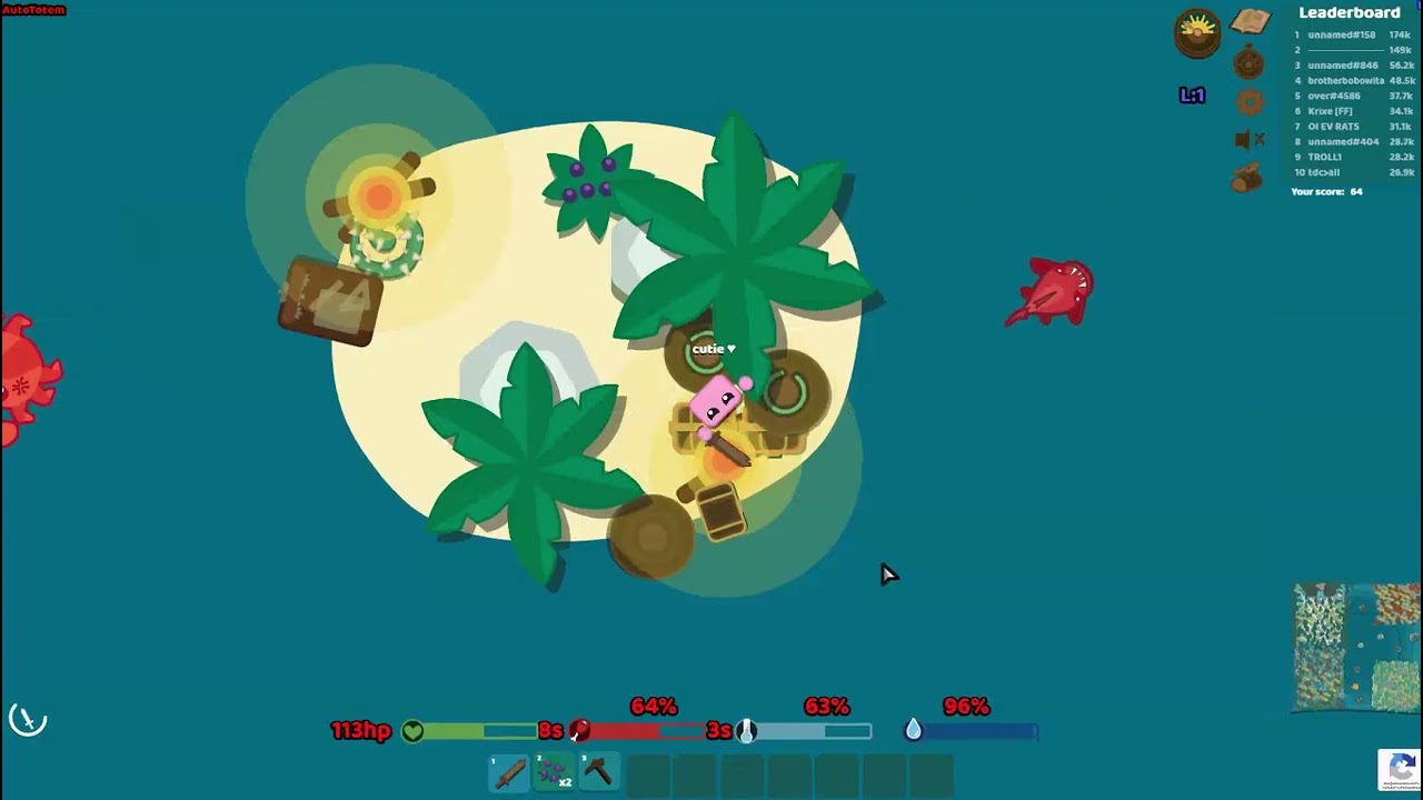 STARVE.IO GAMEPLAY