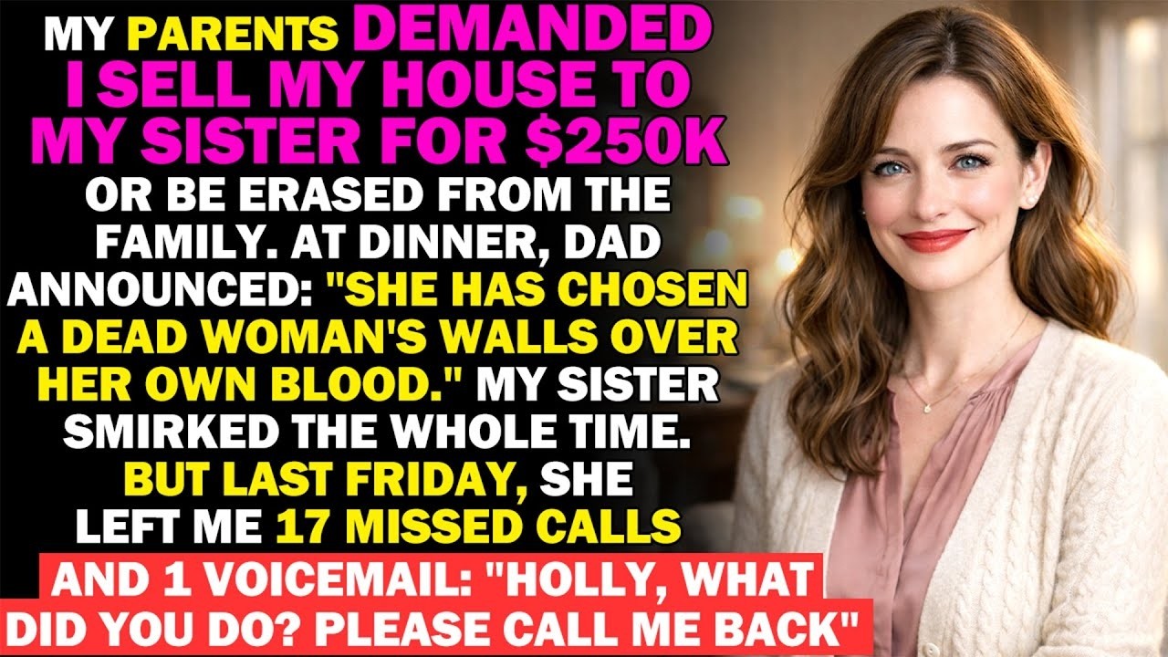 My Parents Demanded I Sell My House to My Sister or Be Disowned—But Her CEO Already...