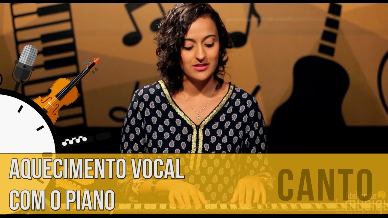 Aquecimento vocal com piano (canto) - Dica Do Minuto #183