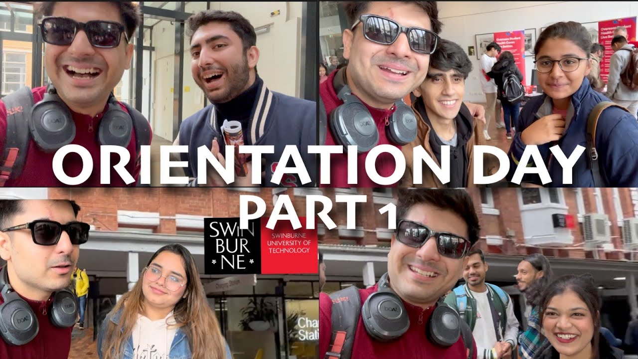 SWINBURNE UNIVERSITY ORIENTATION VLOG PART-1
