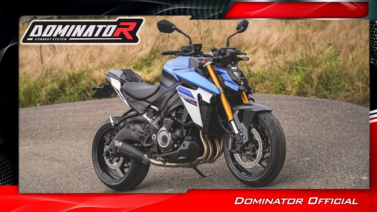 Suzuki GSX-S 1000 2025 года | Звук выхлопа Dominator