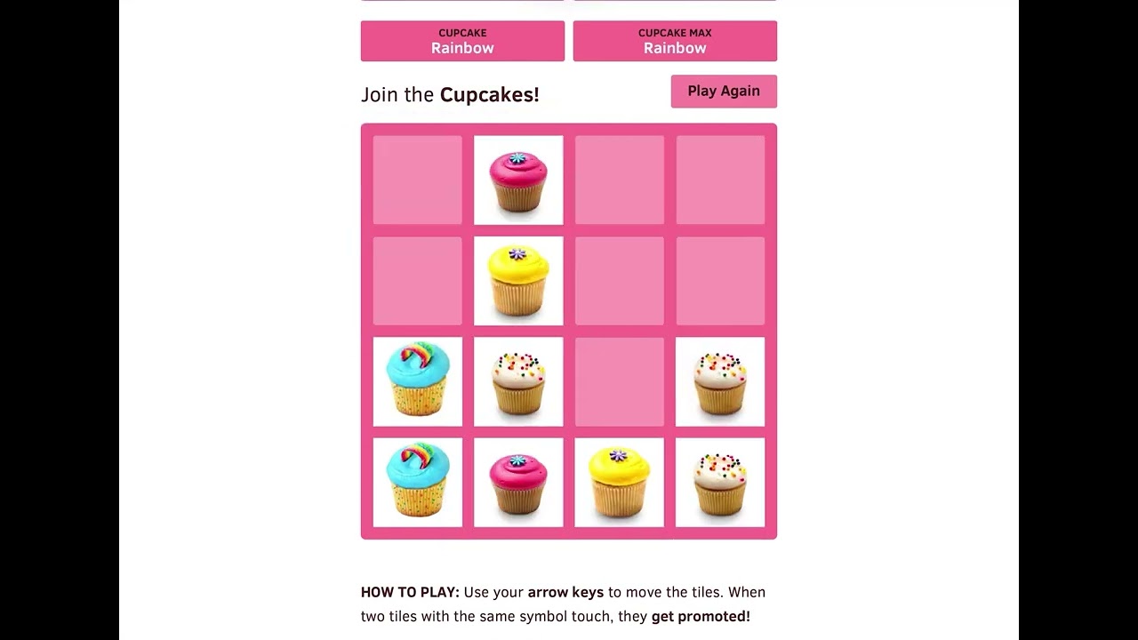 2048 Cupcakes PAST RAINBOW