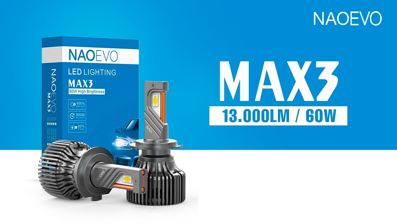 🚘FOCO LED SERIE MAX3 13.000LM / 60W