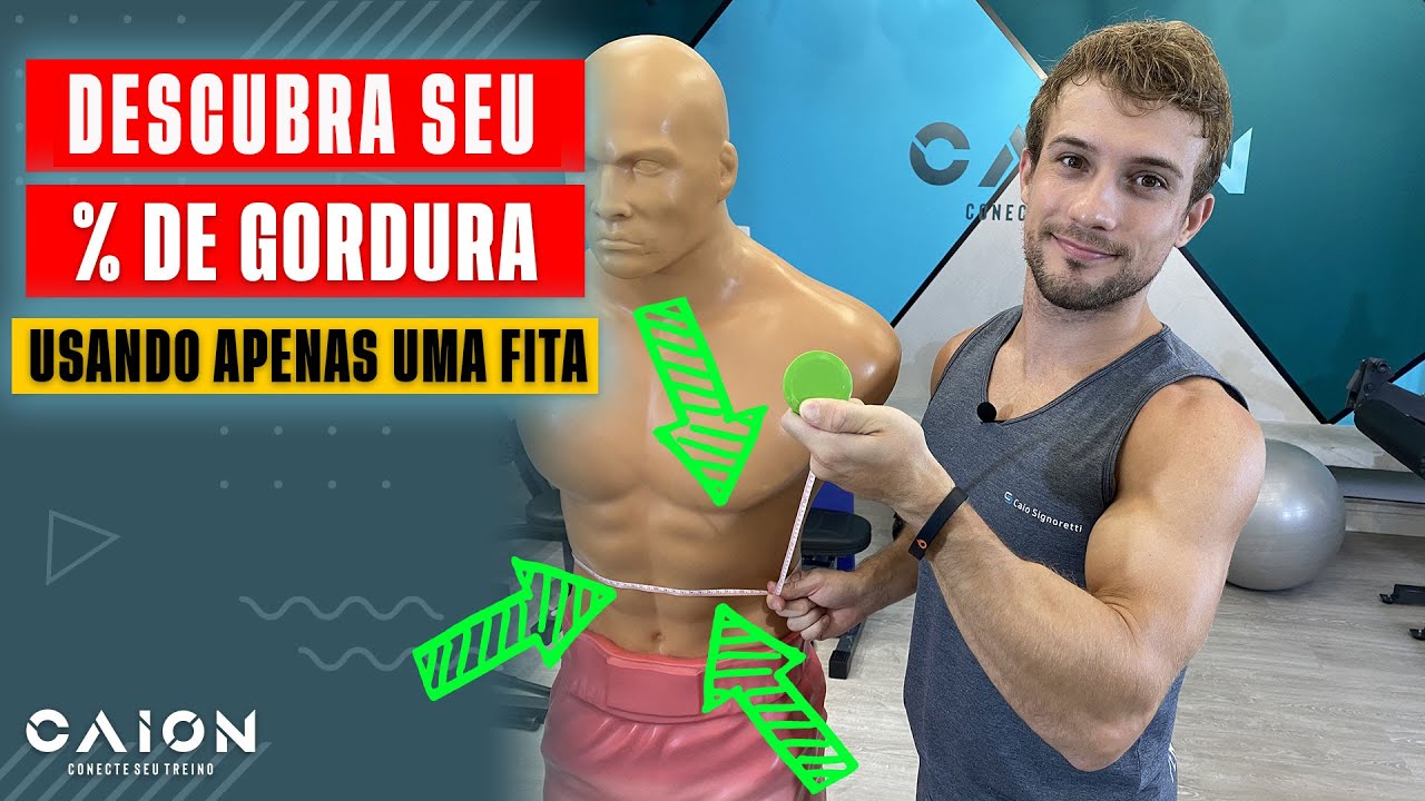 AVALIAÇÃO FÍSICA em casa: descubra seu PERCENTUAL DE GORDURA usando apenas uma fita métrica!