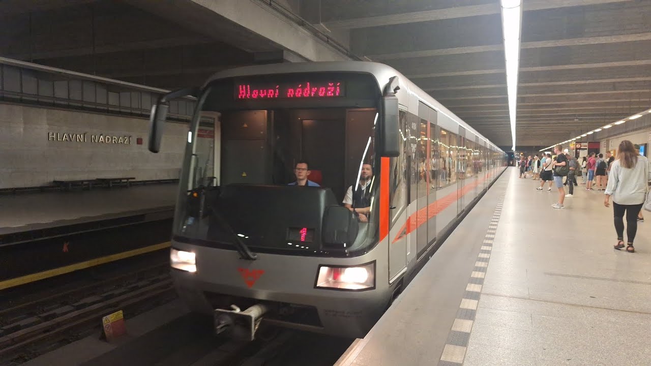 V&yacute;luka metra na lince C Hlavn&iacute; n&aacute;draž&iacute; - Vltavsk&aacute;. 26.7.2025