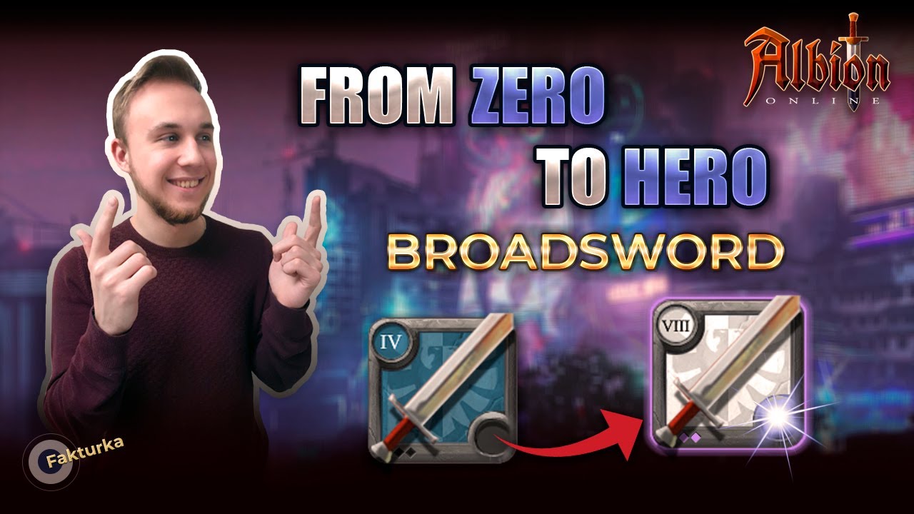 FROM 4.0 TO 8.3 BroadSword✨Albion Online PVP