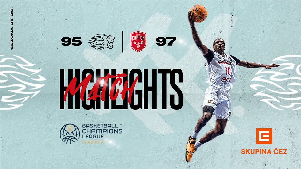 Match Highlights BCL: Nymburk - Chalon 95:97