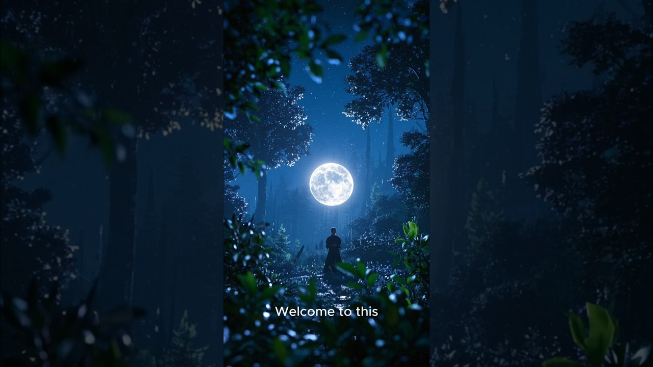 Fall Asleep in 3 Minutes &ndash; Surreal Forest at Night #SleepWithNature #RelaxingForestSounds #peaceful