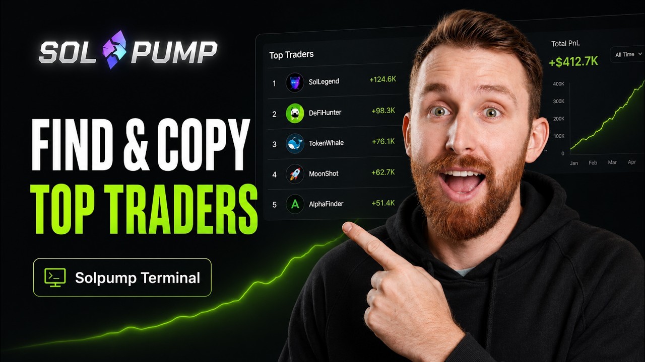Этот БОТ находит лучших трейдеров мемкоинов и копирует их сделки (Solpump Terminal)