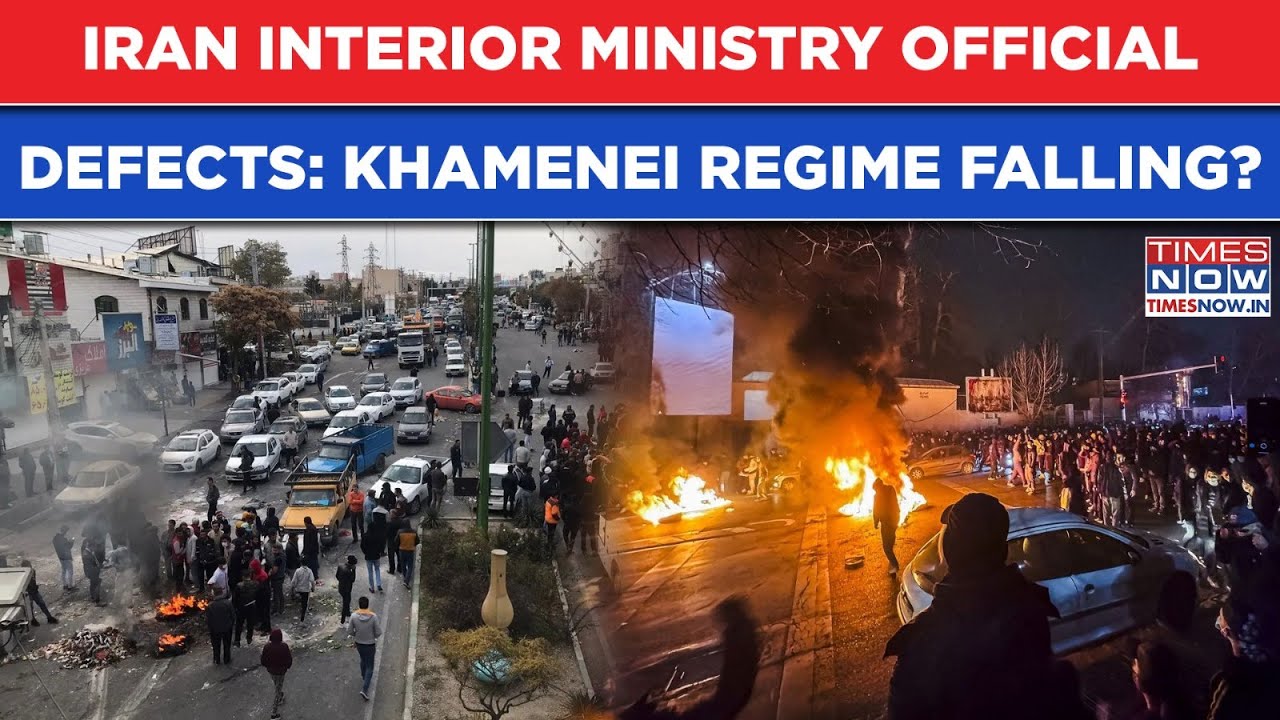 Iran Regime Falling As Khamenei's Key Interior Ministry Official Joins Protests? Defector Reveals...