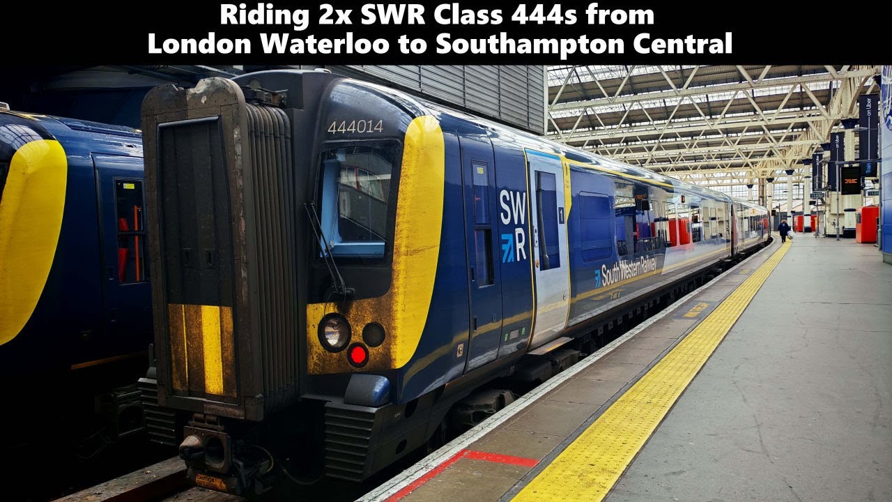 Riding 2x SWR Class 444s from London Waterloo to Southampton Central | 30/10/2025