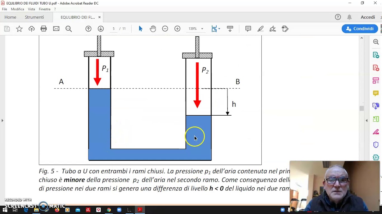 VIDEO LEZIONE SUL TUBO A U