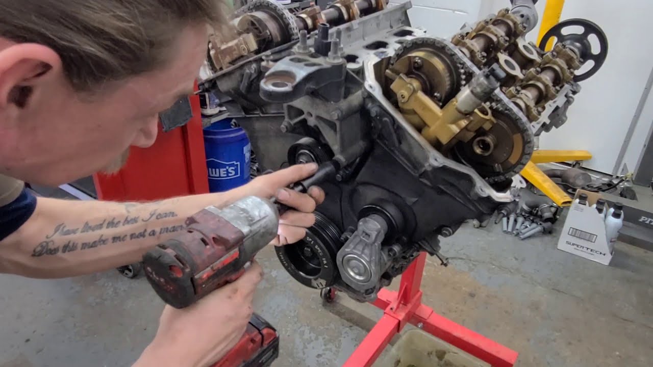 2003 Mazda 6 - Ford - 3.0L - Upper Oil Pan Gasket (Part 1 - Tear Down)