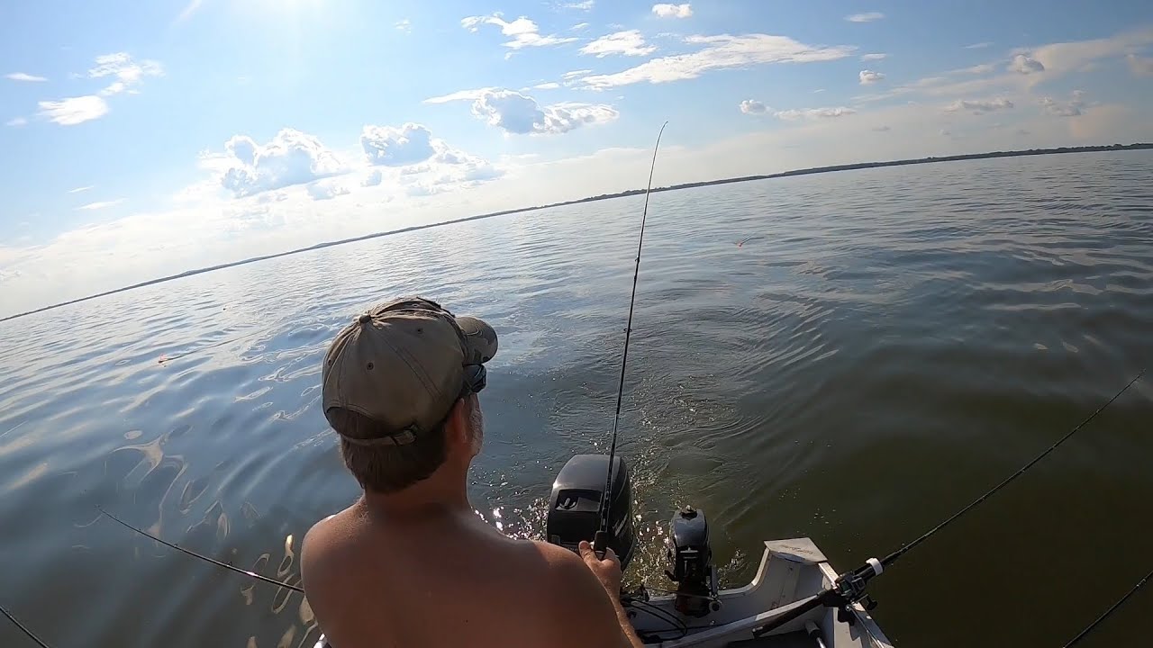Trolling for Walleyes on Lake Poygan