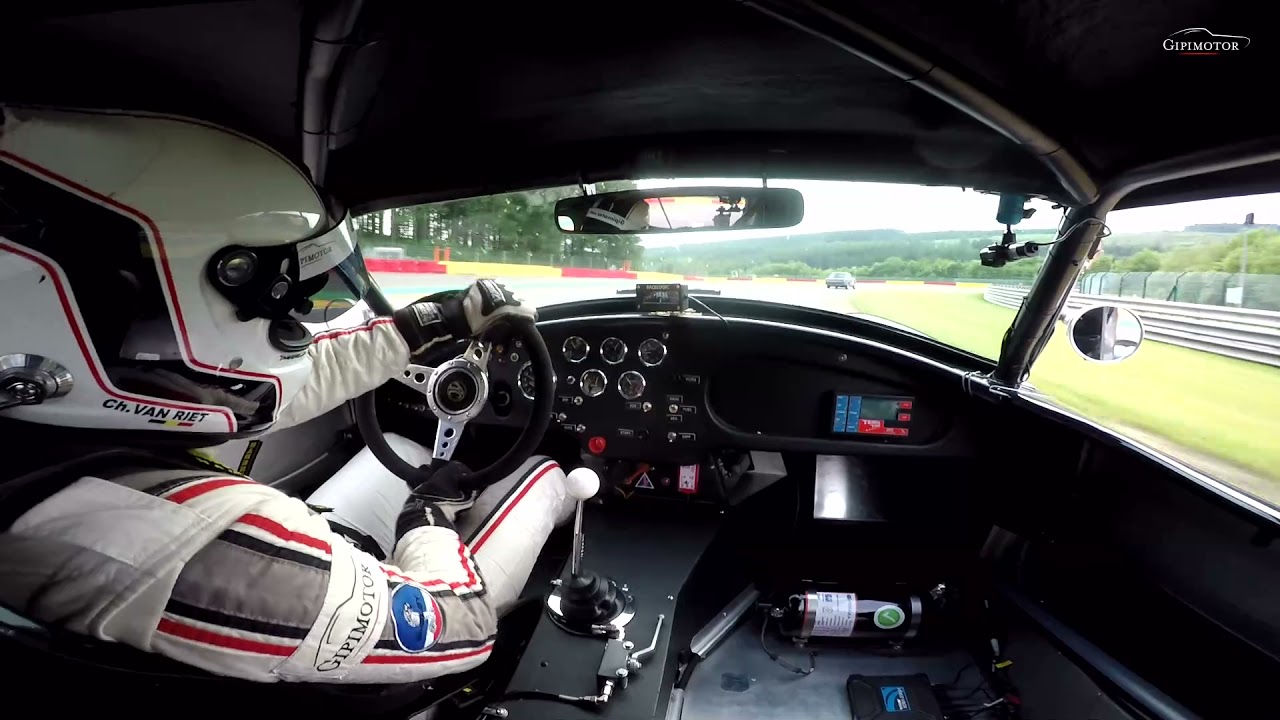 Onboard Shelby Cobra for a Qualifying Lap on Spa Summer Classic 2021 - Ch. Van Riet [HD]