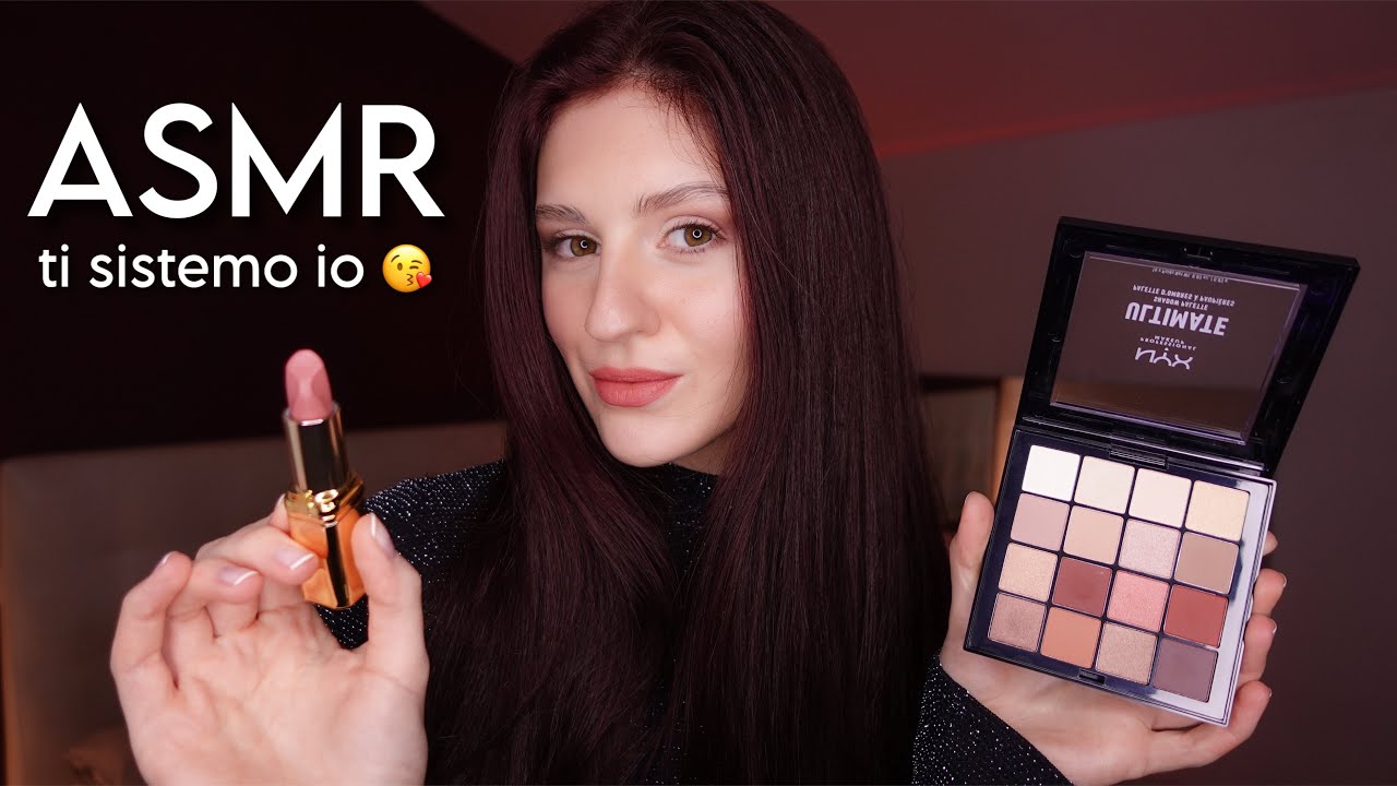 ASMR POV: SONO LA TUA AMICA E TI SISTEMO PER UNA SERATA INSIEME 💄 Roleplay & Whispering 💖
