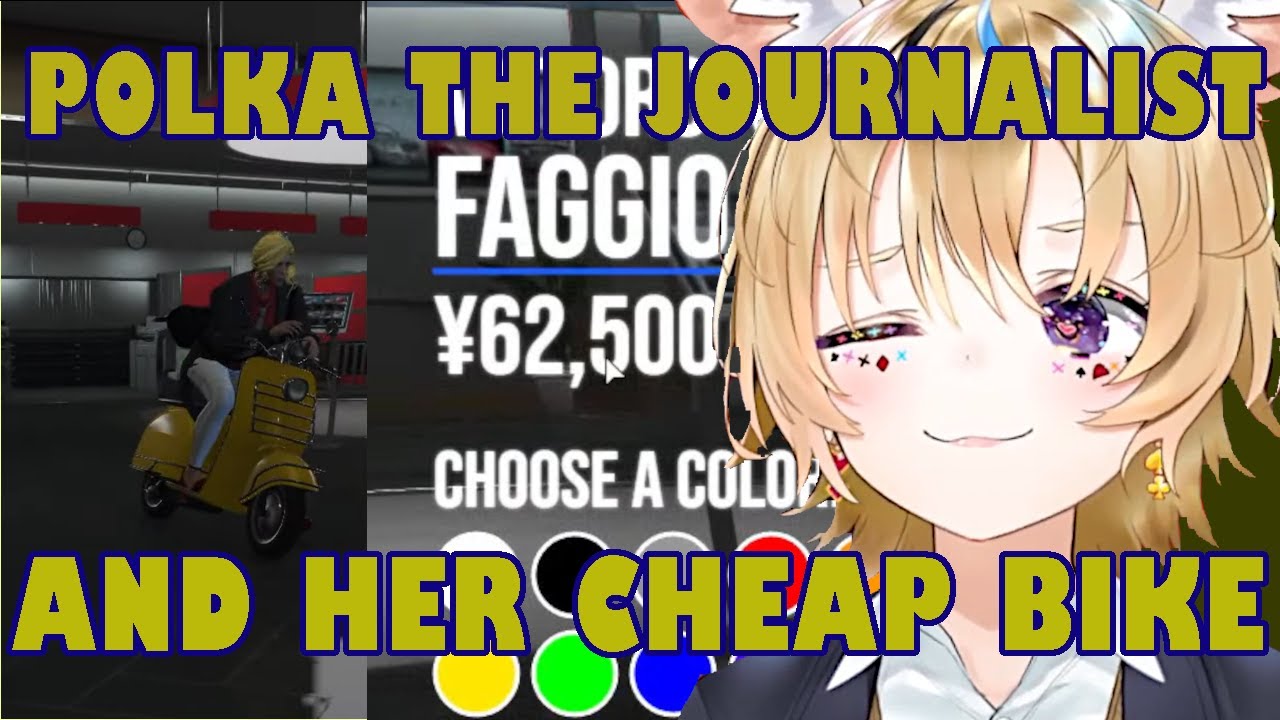 [hololive] A Tale of Journalist Polka and One Cheap Motorcycle [ #holoGTA ]