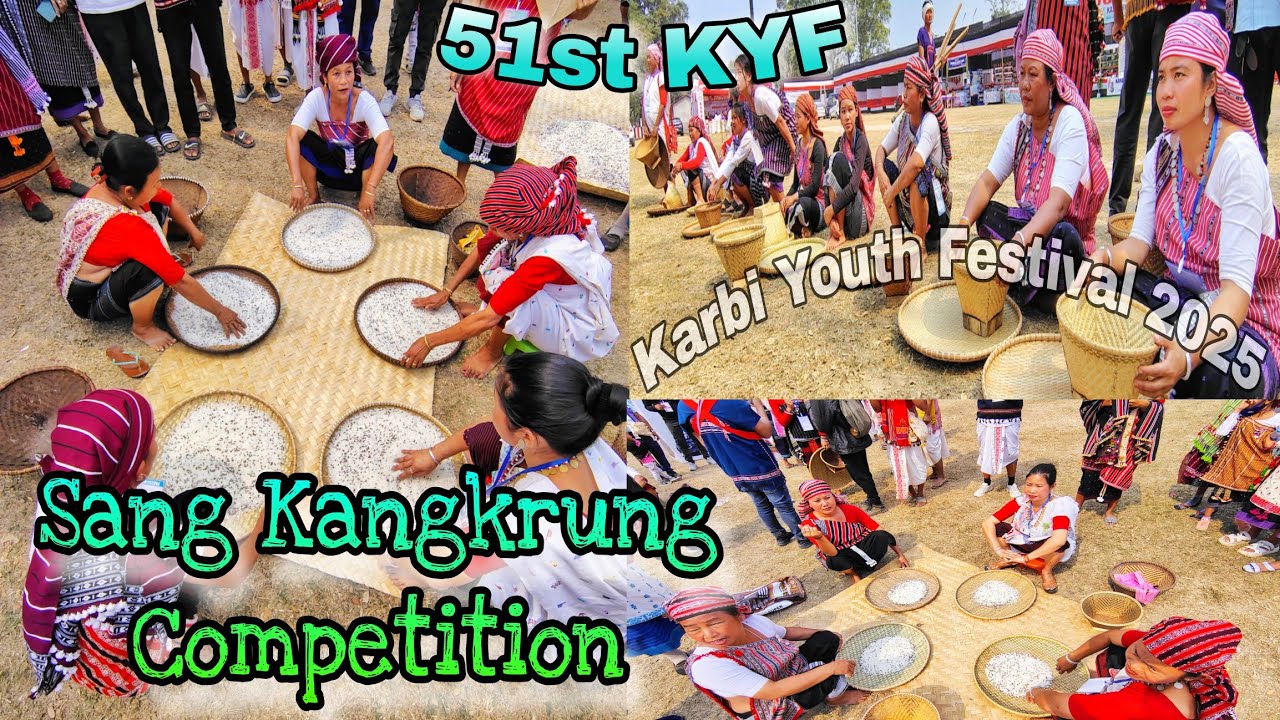 Sang Kangkrung Competition || Karbi Youth Festival 2025 || 51st KYF || Taralangso Diphu ||