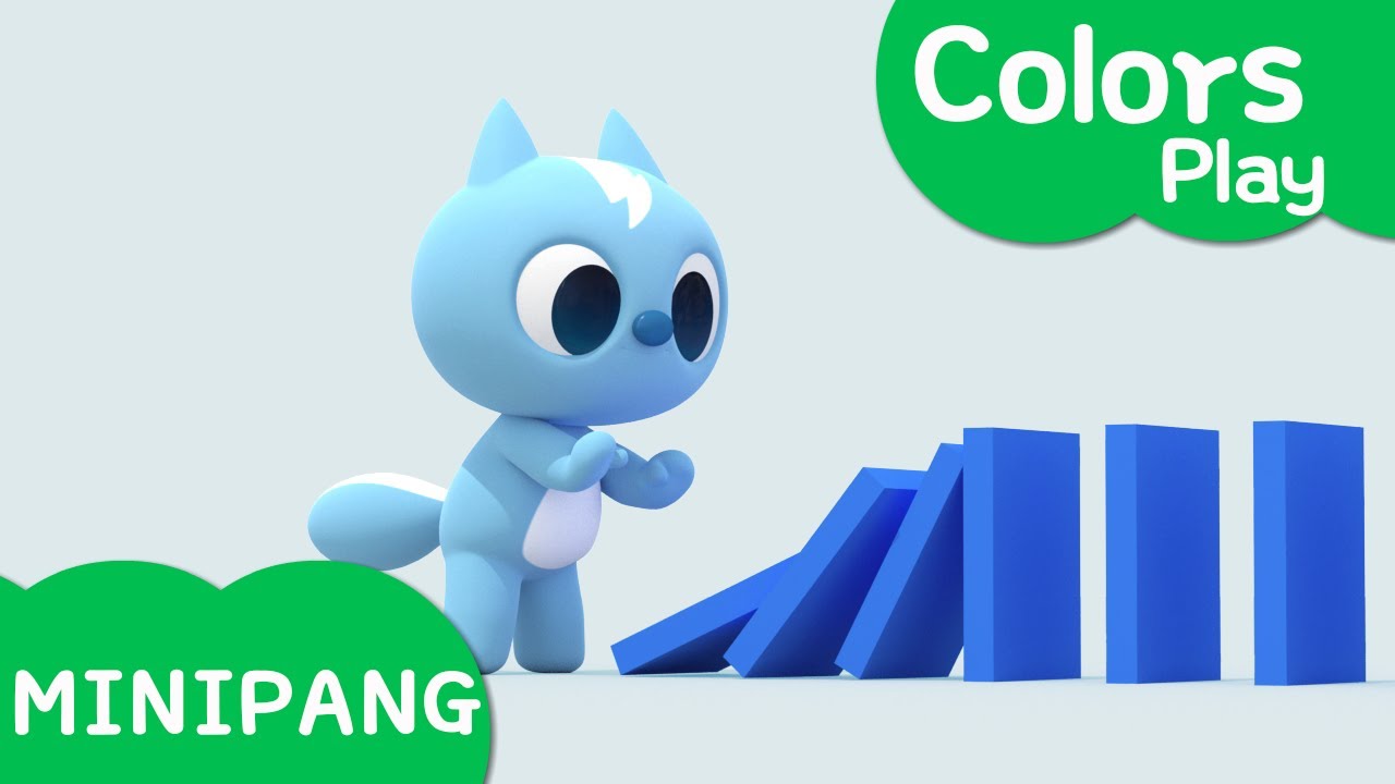 Learn colors with Miniforce | Domino | Number | Education | Kids | Color play | Mini-Pang TV 3D Play