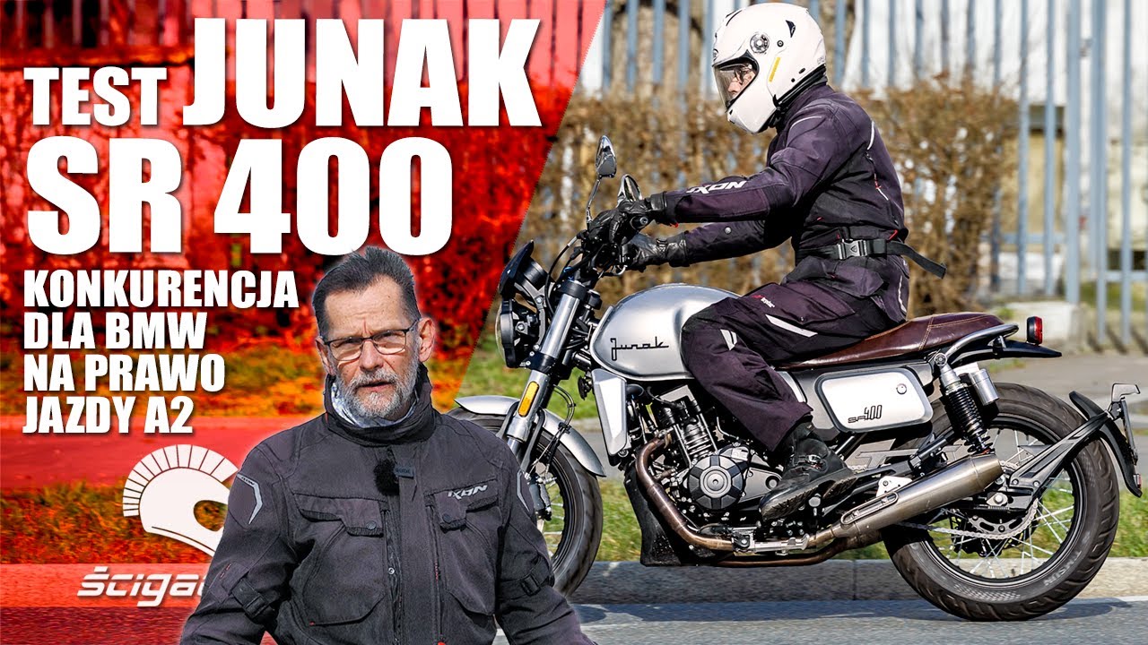 Junak SR400. Test motocykla na A2. Pierwszy konkurujący z BMW! Czy to śmiałość czy szaleństwo?
