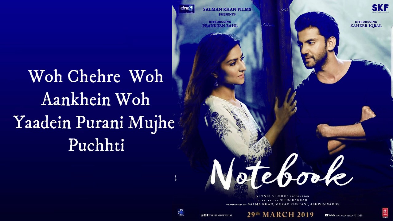 Safar (LYRICS) - Notebook | Zaheer Iqbal & Pranutan Bahl | Mohit Chauhan | Vishal Mishra