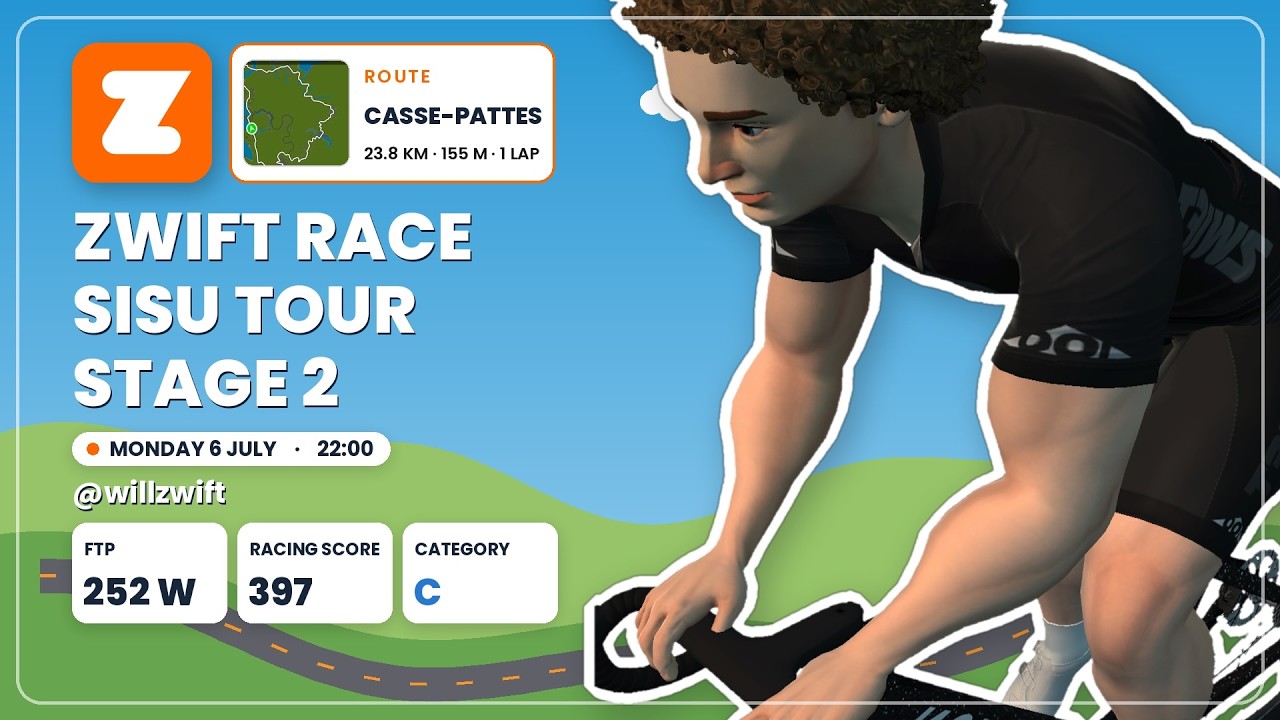 Zwift Race - SISU STAGE 2 22:00 6th July 2026