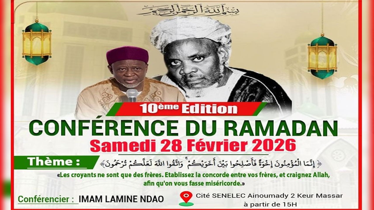 🔴Keur Massar: 10èm Edition Conférence du Ramadan animé par Imam Mouhamed Lamine Ndao..@malbntv​