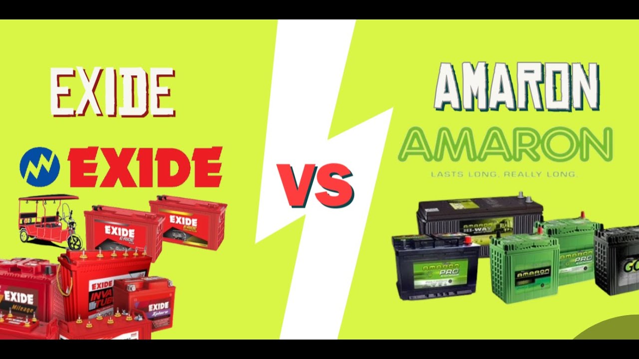 Exide vs. Amaron: Which Car Battery is the Best? Find Out Now!