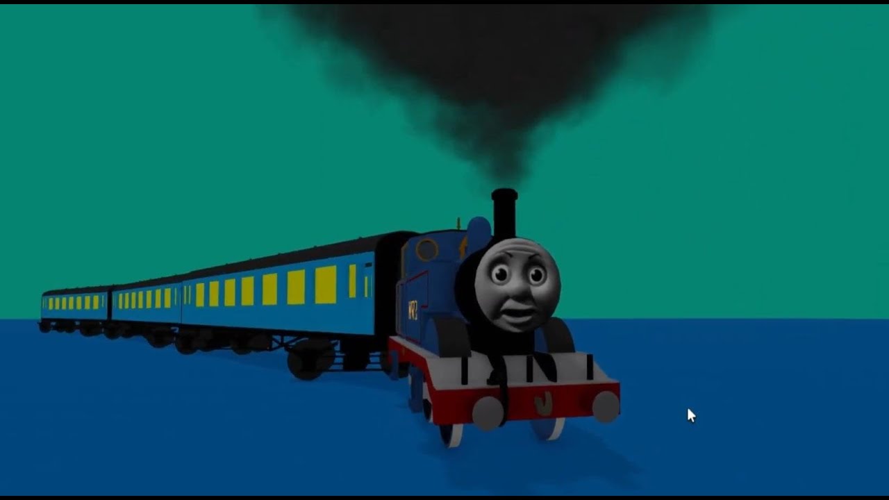 THOMAS - JAMES - TRAINS ON ICE - TRAINS DRIFTING! - THOMAS AND FRIENDS - ROBLOX