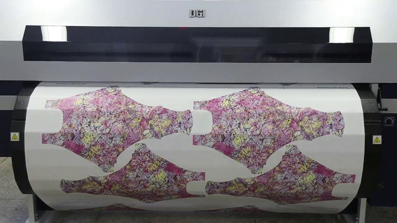 DGI's customer in Korea using FT-1608SE textile printer