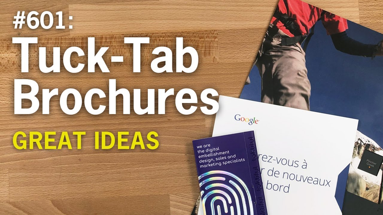 Creative Tuck-Tab Brochure Cover Trick   &ndash; FOW #601