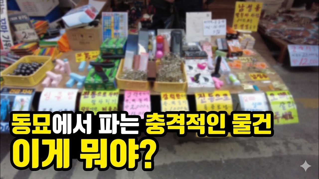 이게 진짜 팔린다고? 동묘 시장 이상한 물건 탐방