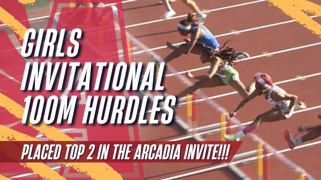 2025 TF - Arcadia Invitational - Girls 100M Hurdles Invitational -  with interview!!!