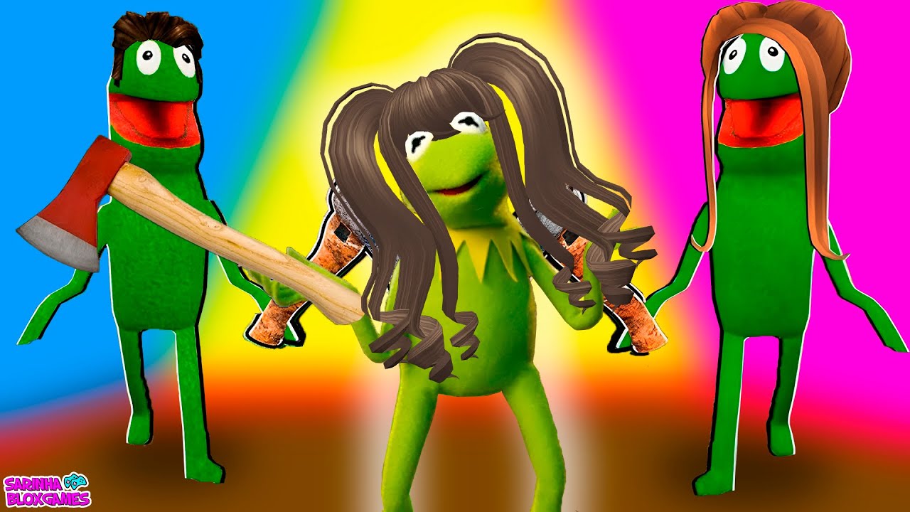 A FAMÍLIA BLOXGAMES VIROU SAPINHO!! Frogge - Roblox