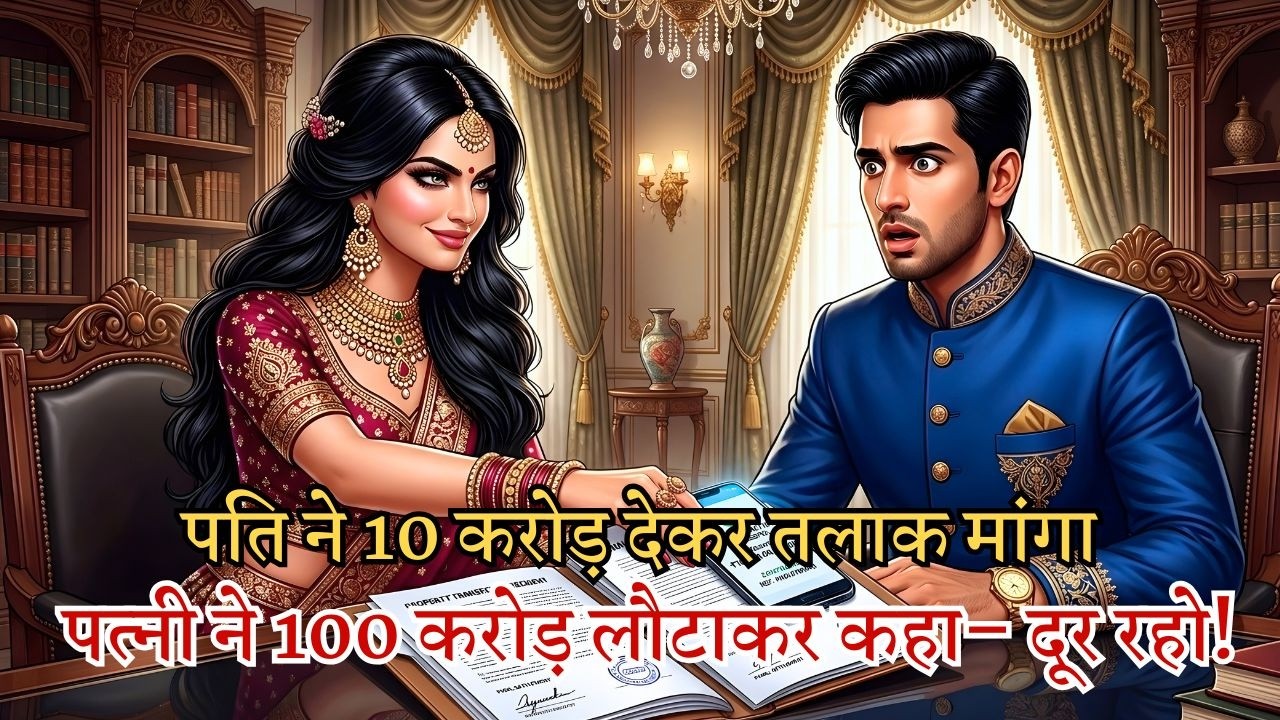 पति ने 10 करोड़ देकर तलाक मांगा, पत्नी ने 100 करोड़ लौटाकर कहा– दूर रहो!