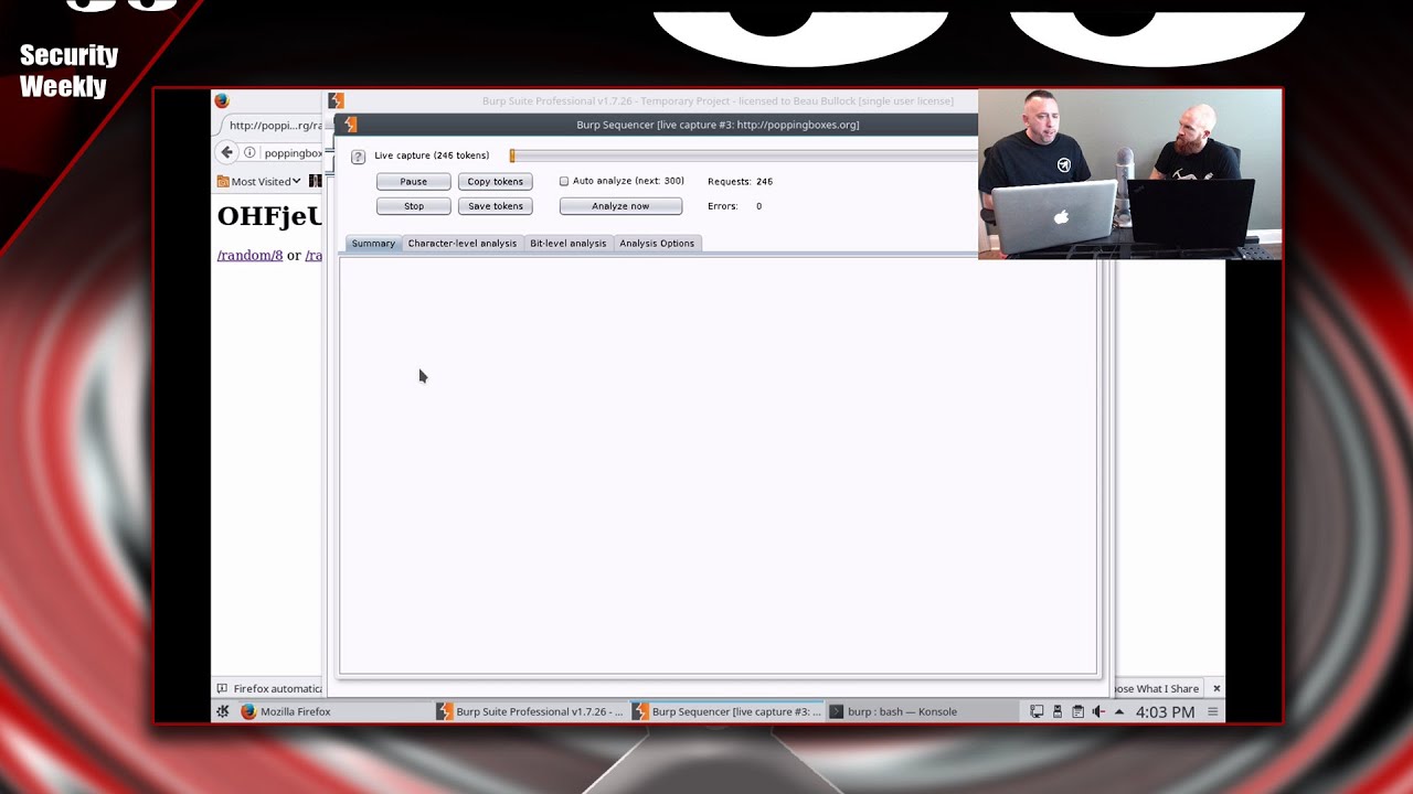 Identifying Weak Session Tokens Using Entropy - Tradecraft Security Weekly #15