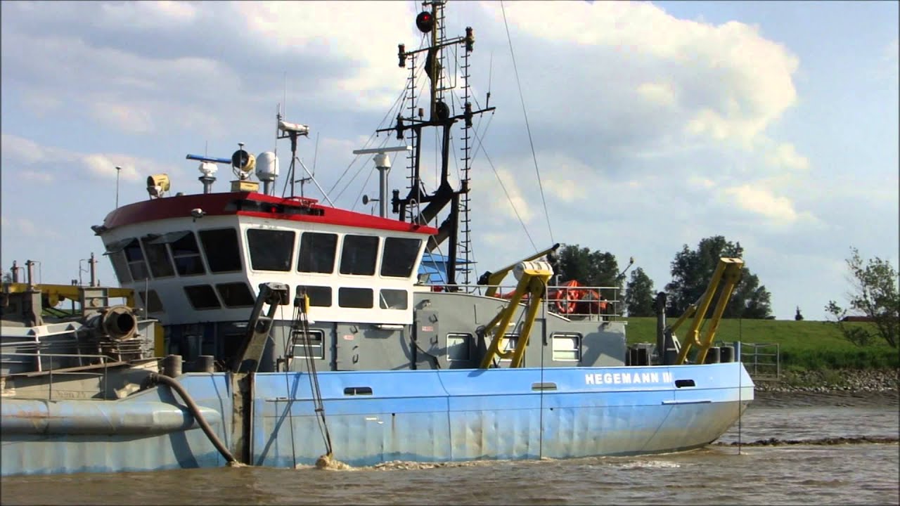 The Zeehavenkanaal (Seaport Canal) and the estuary of the River Ems