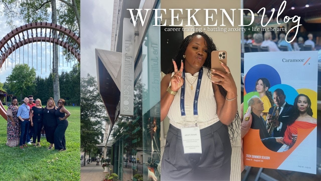 CAREER VLOG | Back in NYC + Caramoor Retreat + Training at Juilliard + Battling Anxiety