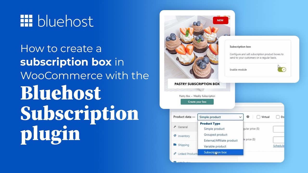 How to create a subscription box in WooCommerce with the Bluehost Subscription plugin