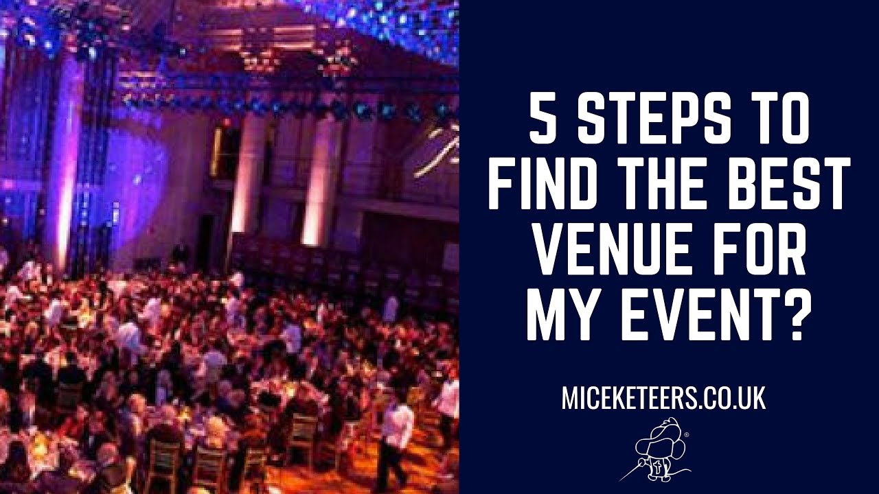 How to Find the Best Venue for my Event in 5 simple Steps? | MICEketeers