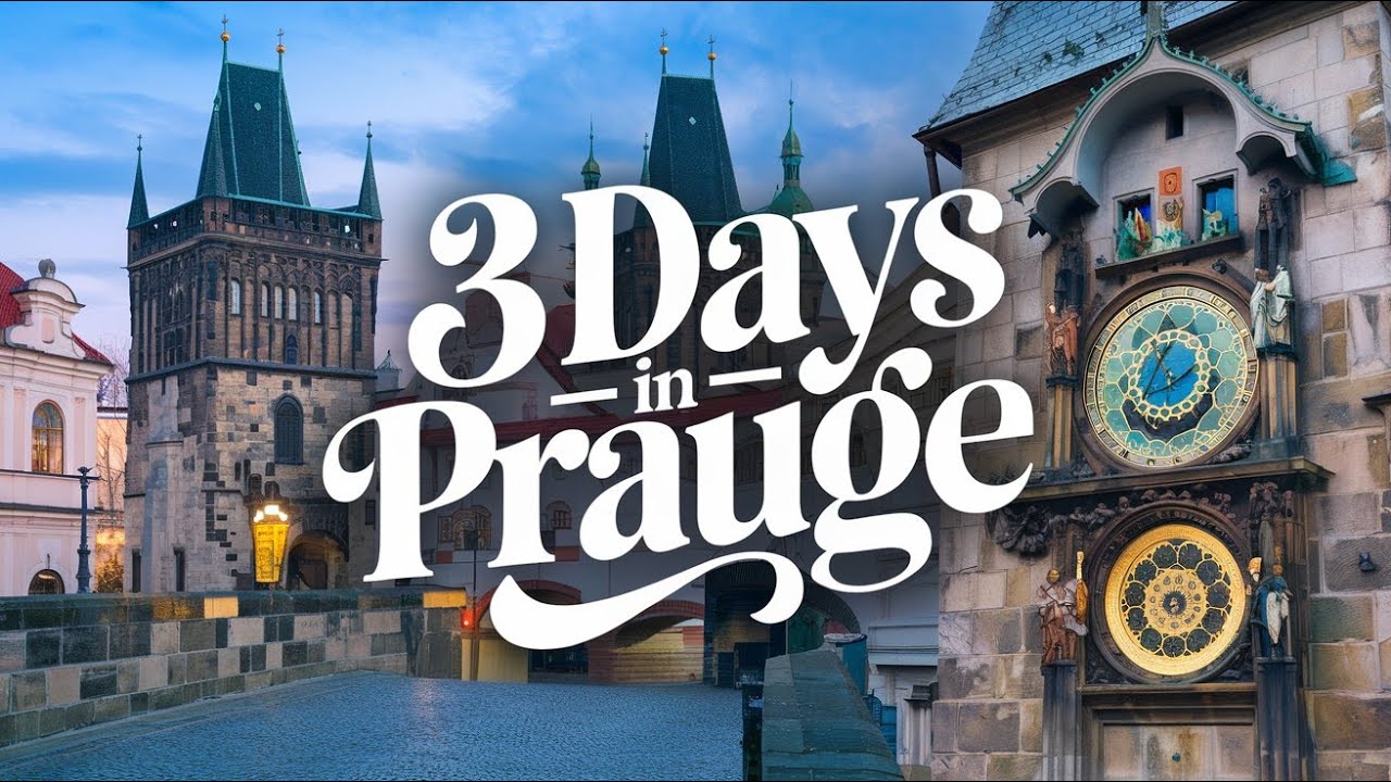3 DAYS IN PRAUGE , Czech , 8K New Video , Perfect Itinerary