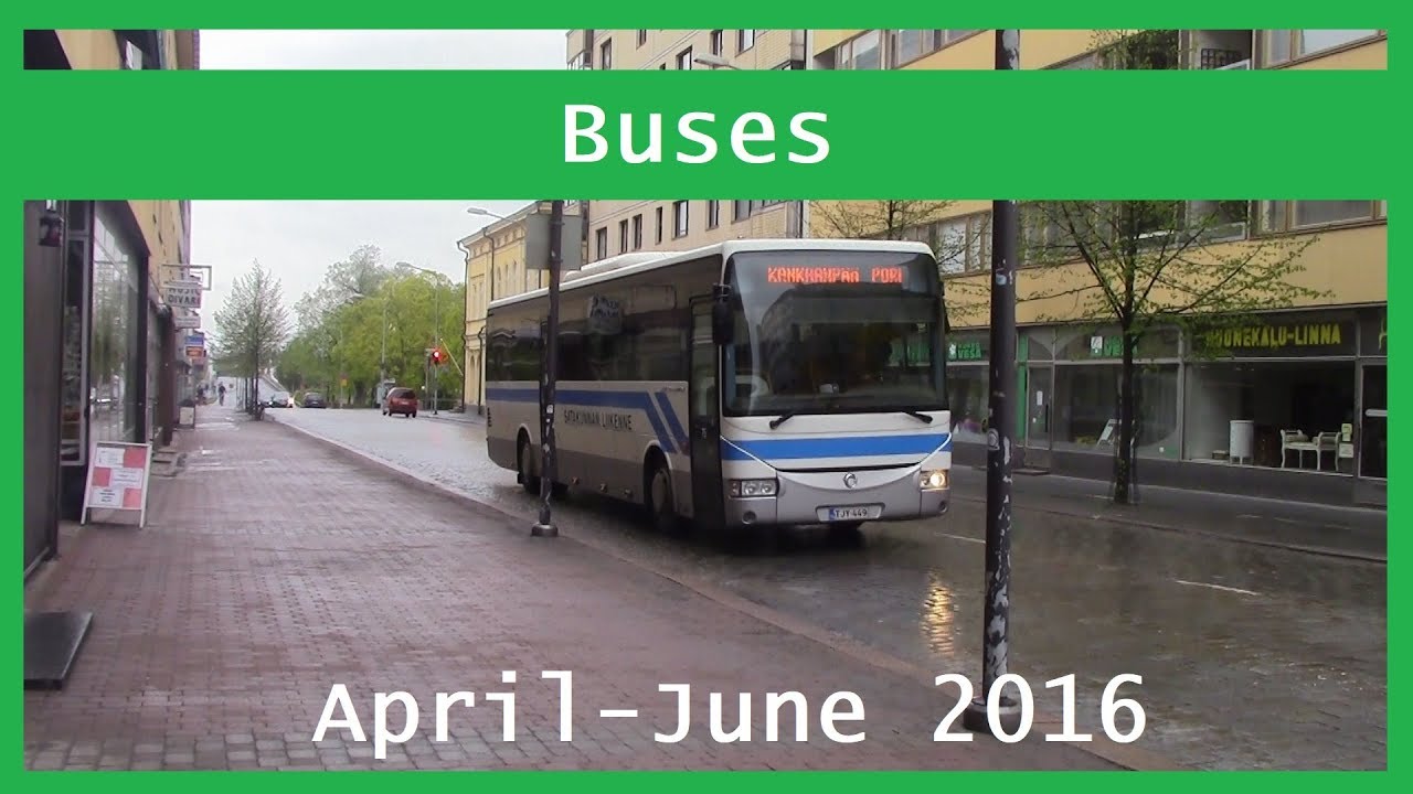 Bus videos: April-June 2016