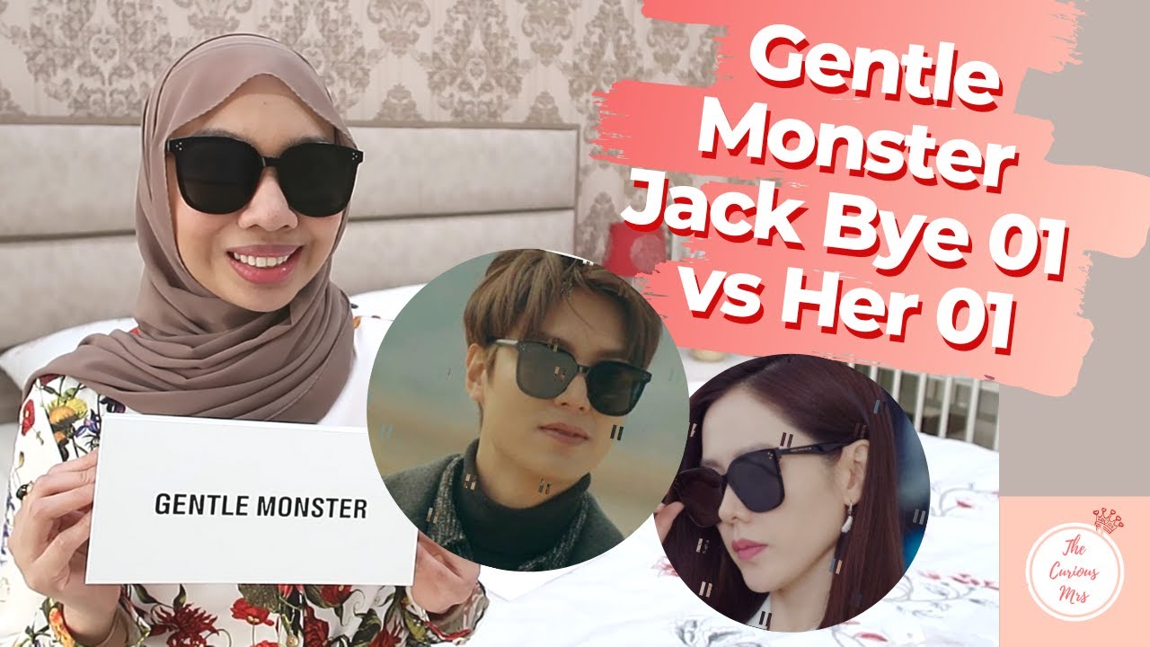 Gentle Monster Jack Bye 01 vs Her 01 Unboxing (The King Eternal Monarch vs CLOY Sunglasses) 2024