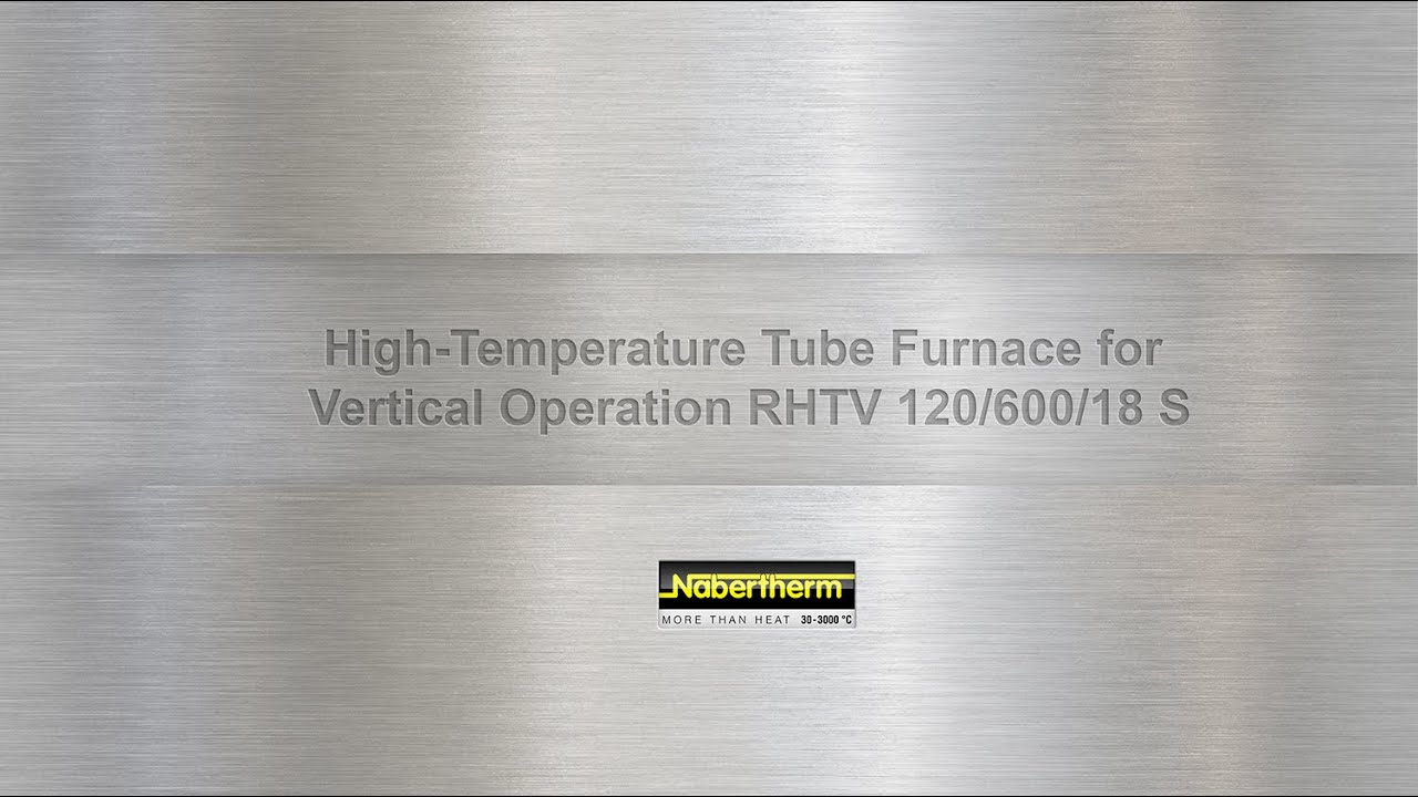 High-Temperature Tube Furnace for Vertical Operation RHTV 120/600/18 S