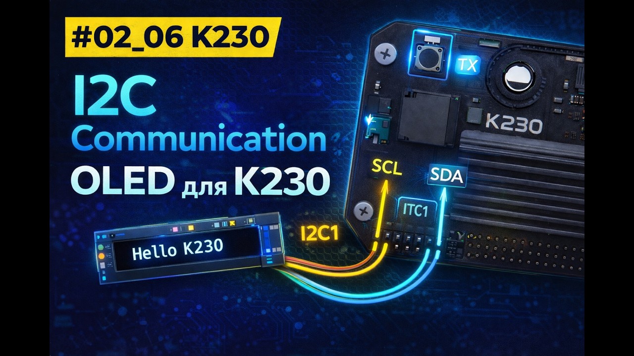 📌 K230 #02_06 &mdash; I2C Communication | OLED для #K230