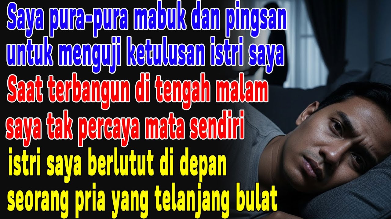 Malam Itu, Aku Berpura-pura Tidur & Melihat Istriku Berlutut Di Depan Pria Lain|kisah cinta