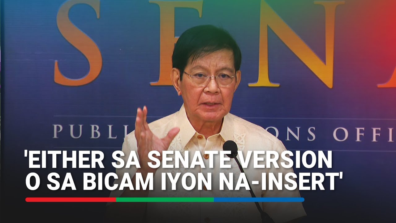 Lacson corroborates Hernandez claim of P355-M budget insertion in 2025 | ABS-CBN News