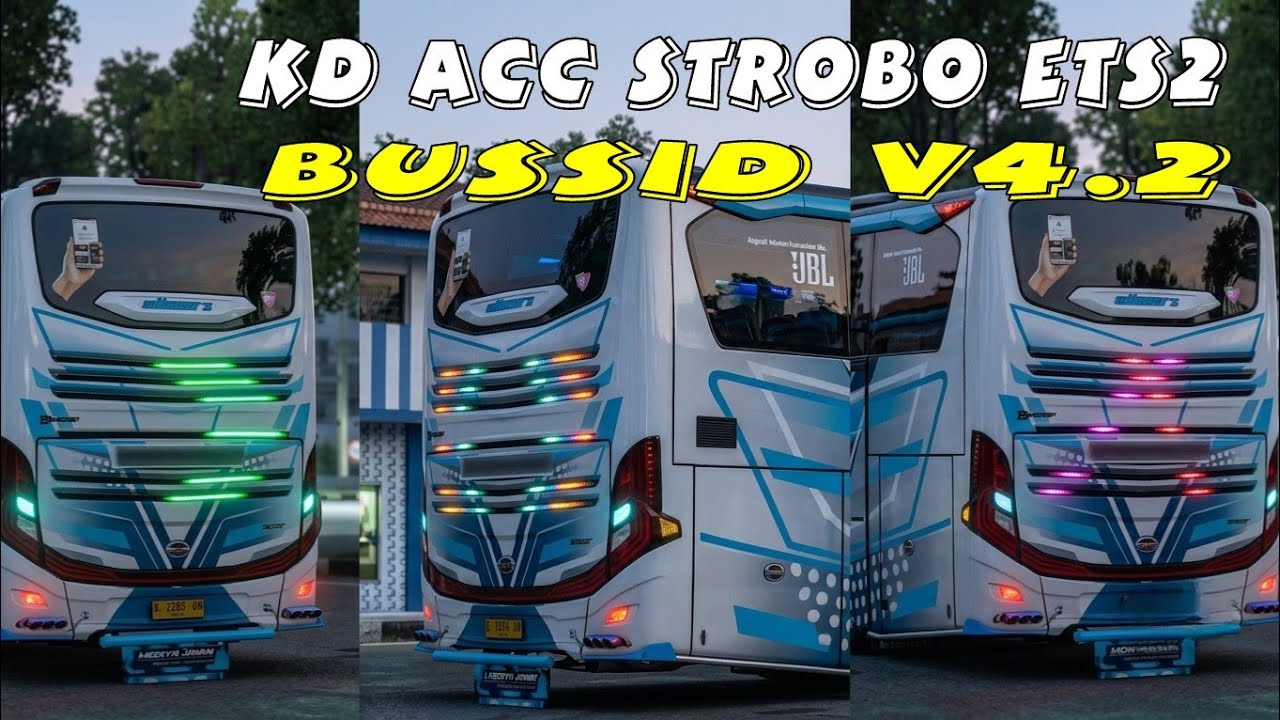 KODENAME ACC STROBO ETS2!! TERBARU DI BUSSID V4.2