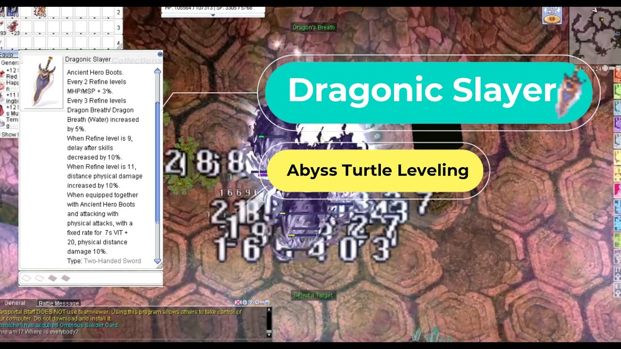 iRO: DB RK Abyss Turtle Leveling - Dragonic Slayer