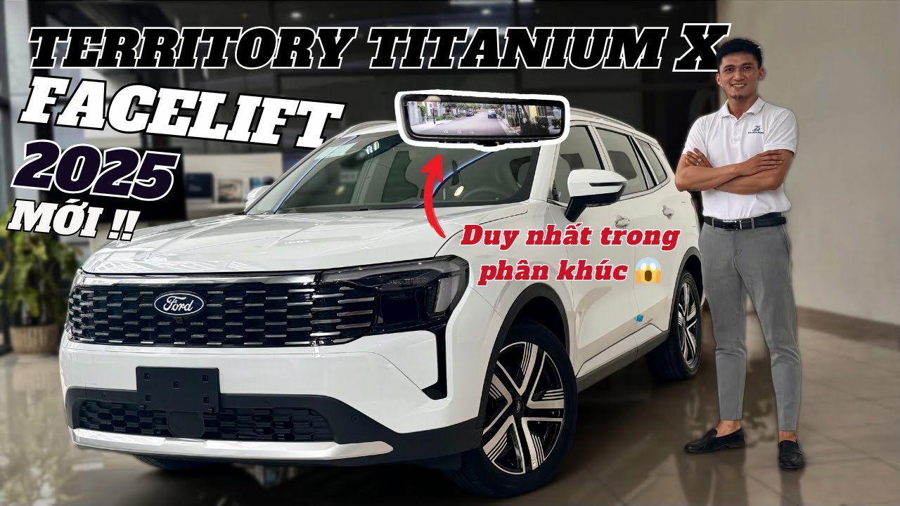 Đánh giá chi tiết Ford Territory Titanium X 2025 bản Facelift mới | Khắc phục nhiều nhược điểm cũ